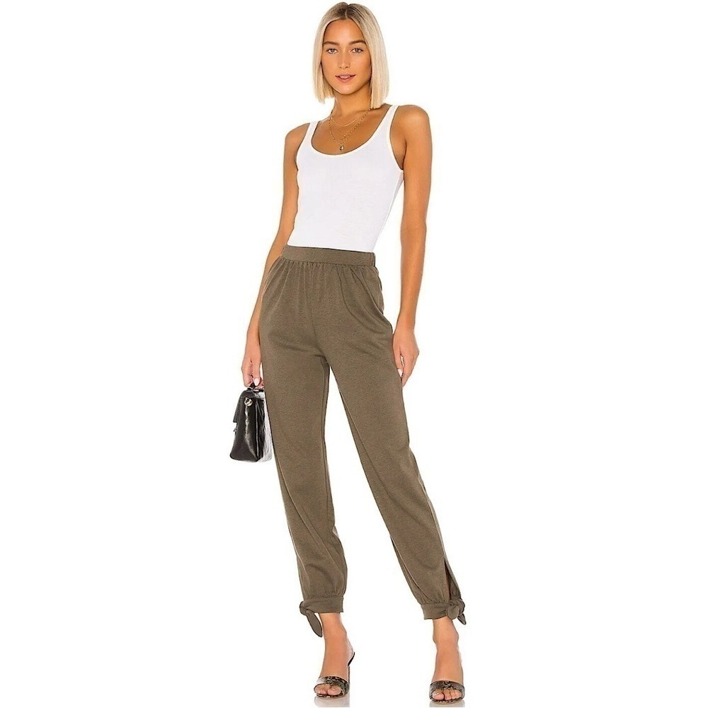House of Harlow 1960 x Revolve Marcena Hunter Green Joggers Sz S Sold Out